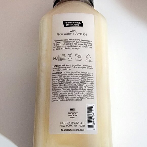 Anomaly Hydrating Shampoo Rice Water Amla Oil 11 fl oz 325ml - Picture 5 of 11